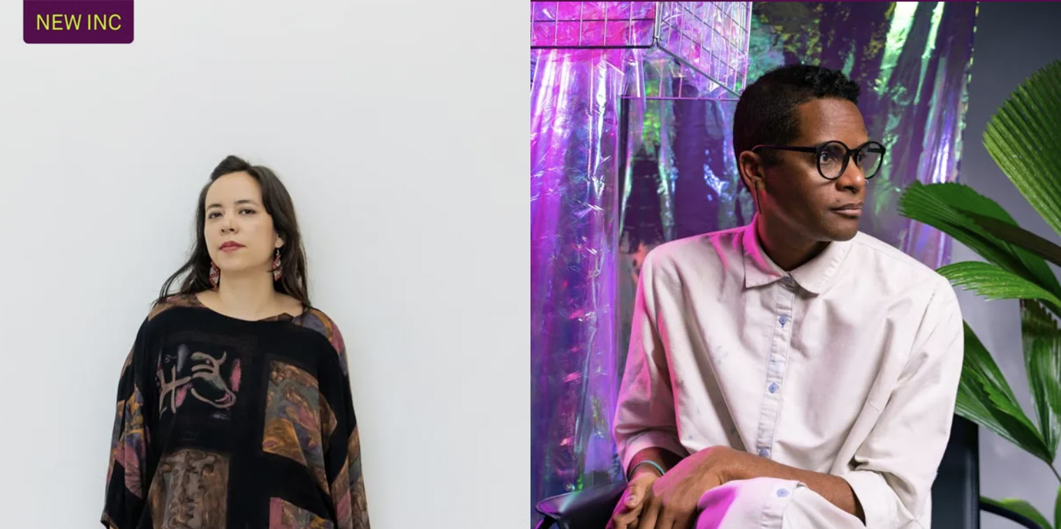 Split image: Left, a portrait of Emilia Yang. Right, a portrait of Romi Morrison.